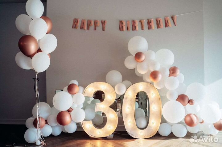 Цифры с лампами в Аренду