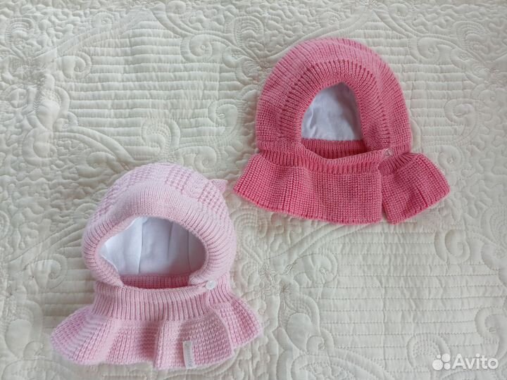 Шапка шлем для новорожденного 