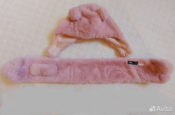 Комплект шапка и шарф для девочки Zara