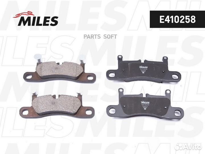 Miles E410258 Колодки тормозные VW touareg 3.0-4.2
