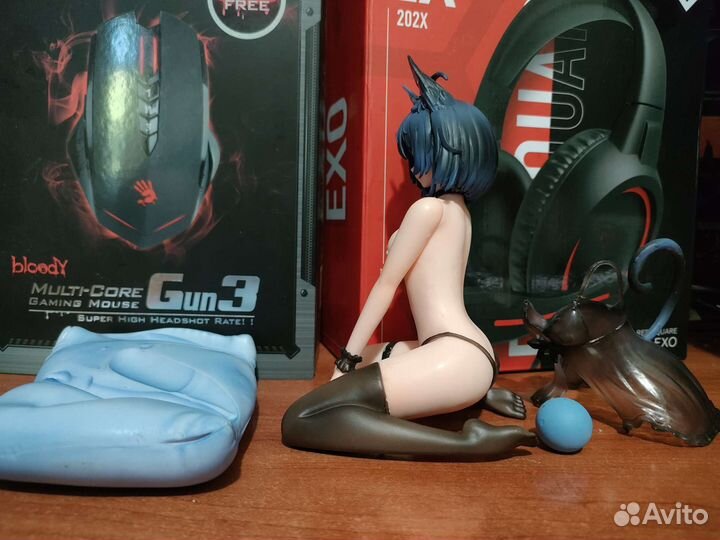 Фигурка аниме кошко-девочка honakai impact