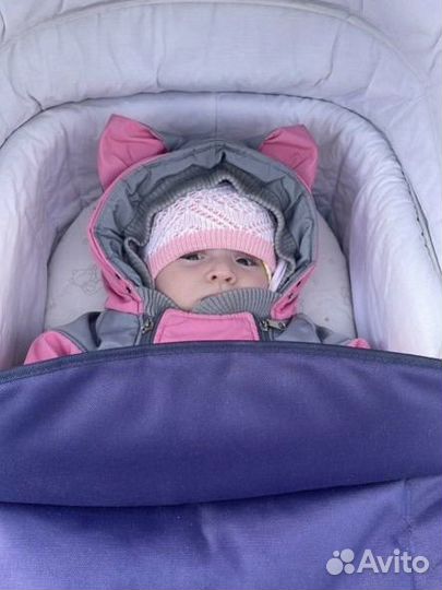 Комбинезон демисезонный для девочки 80р