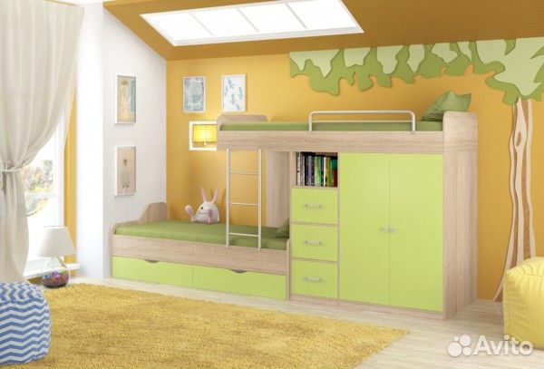 Двухъярусная кровать Дельта - 18.04.02