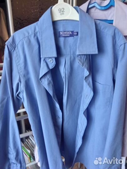 Рубашки Школьная форма на мальчика 128