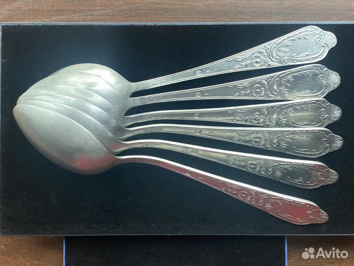 Серебро столовые ложки набор 6 шт. 875