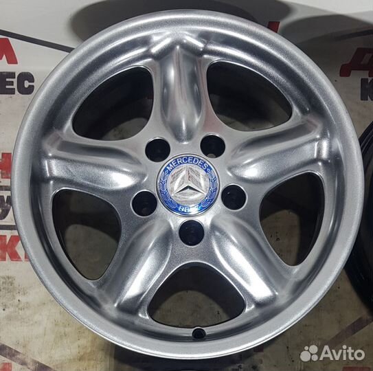 Диски литые Mercedes r15; 5x112; цо 66,6