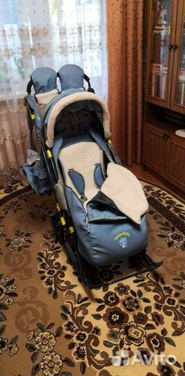 Санки коляска ника