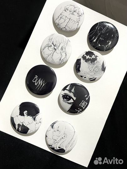 Аниме значки