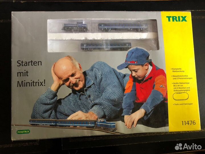 Железная дорога и состав trix германия комплект