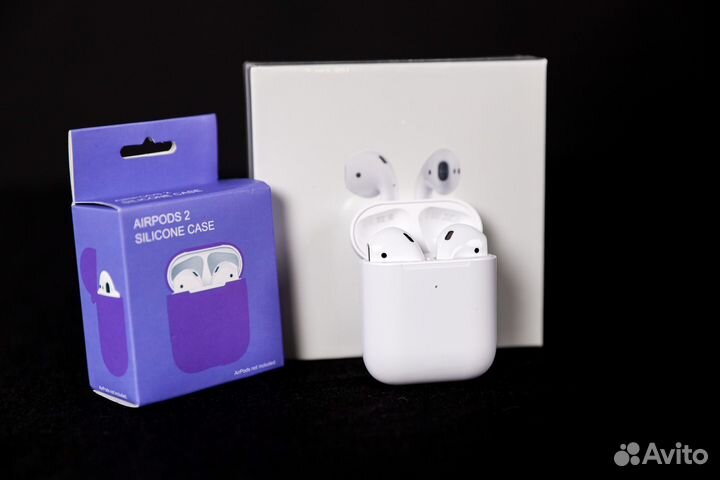 Airpods 2/Airpods pro Гарантия+чехол в подарок
