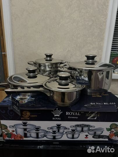 Набор кастрюль из нержавеющей стали