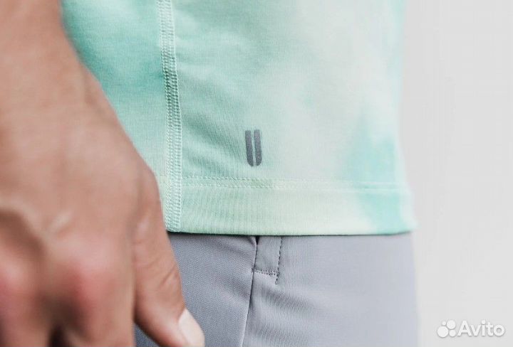 Футболка Nobull для Cossfit (зеленая в пятнах)