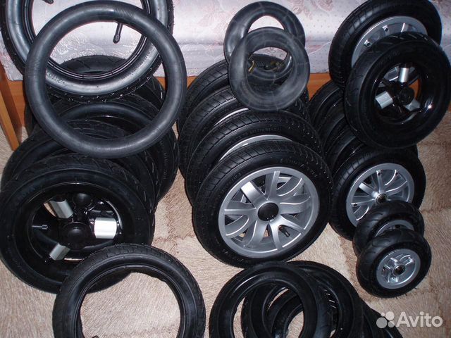 Новые покрышки и камеры на коляски и гироскутеры