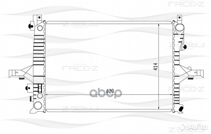 Радиатор KK0213 free-Z