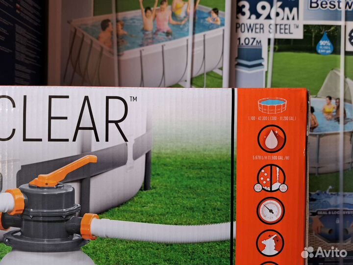 Песочный фильтр насос 5678 л/ч Bestway 58497