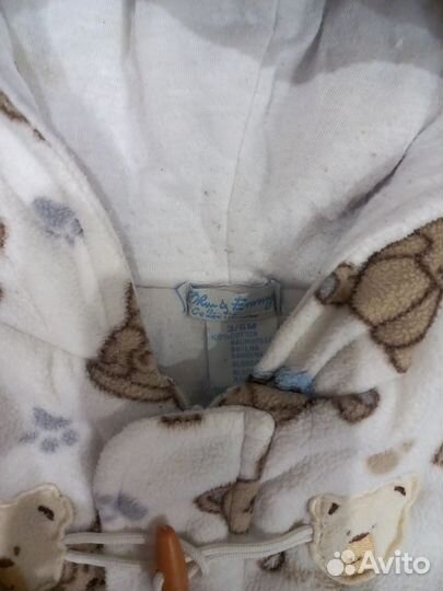 Комбинезон на 3-6 месяцев теплый