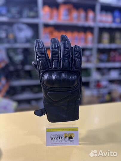 Moteq Перчатки Ganter, кожа, перфорация, сенсор