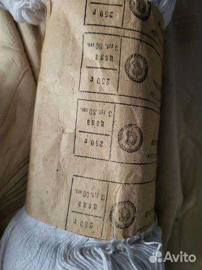 Нитки вязальные для рукоделия хлопок