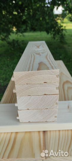 Доска половая Шпунт. Из Ёлочки 28*90*6000 мм (ав)