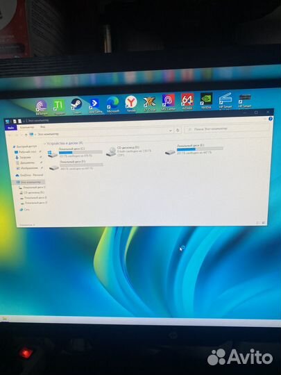Игровой компьютер с монитором 144