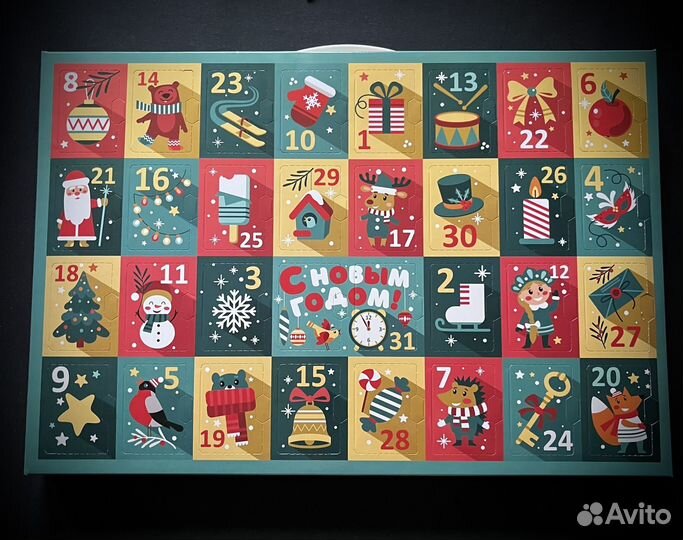 Игрушки на елку малютку адвент календарь