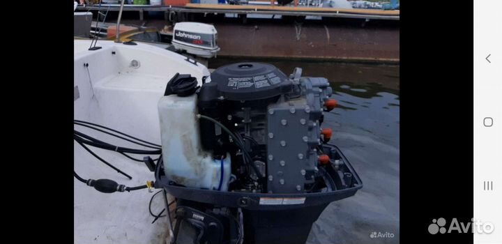 Катер с мотором yamaha90aetol