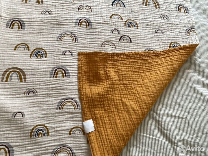 Одеяло плед муслиновый детский