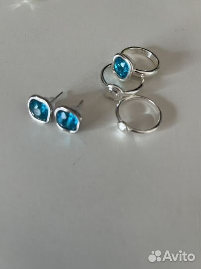 Серьги кольцо