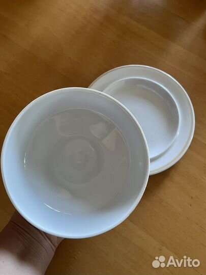 Масленка фарфор СССР