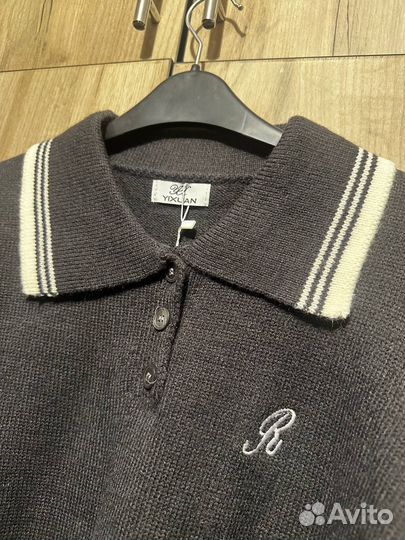 Поло и юбка (костюм трикотажный ) шерстяной