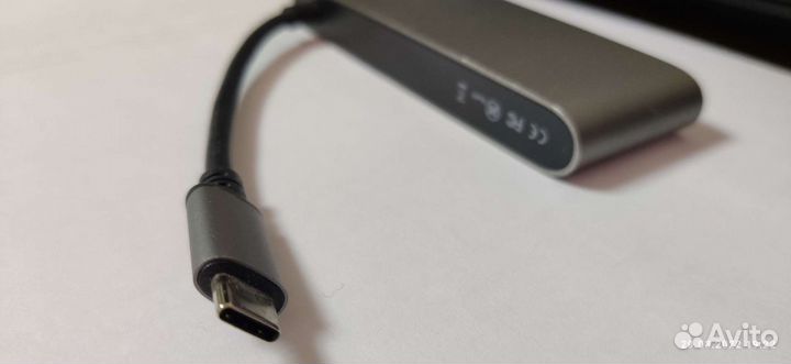 Переходник Moshi USB-C Multimedia Adapter серый