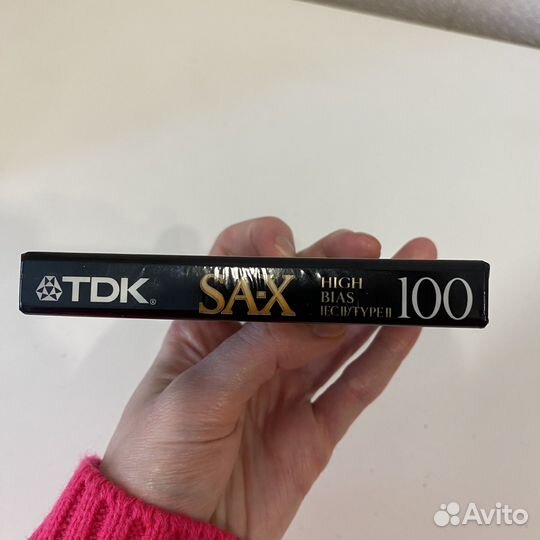 Аудиокассета TDK SA-X100 новая хром