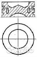 Поршень в комплекте Fiat Ducato Iveco Daily II III