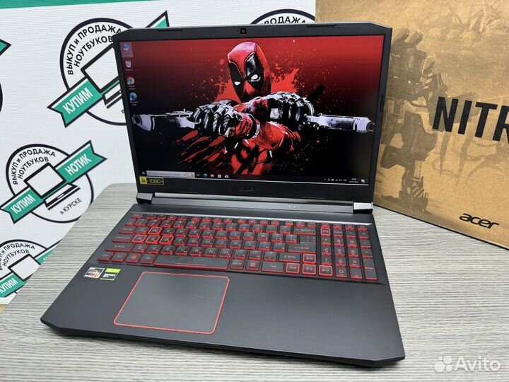2022 Nitro Ryzen 5-4600 12 ядер 16G GTX1650Ti SSD