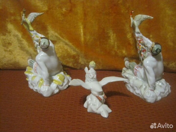 Фарфоровые статуэтки лфз Дулёво Полонное Барановка