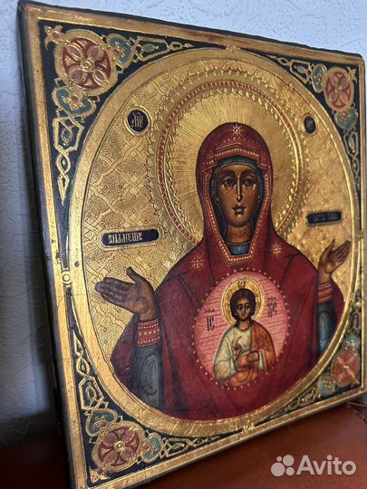 Икона Богородица Знамение