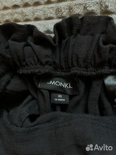 Легкие брюки с поясом Monki XS