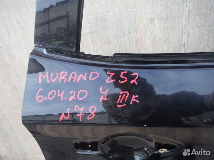 Дверь задняя правая (№78) Nissan Murano Z52 2016