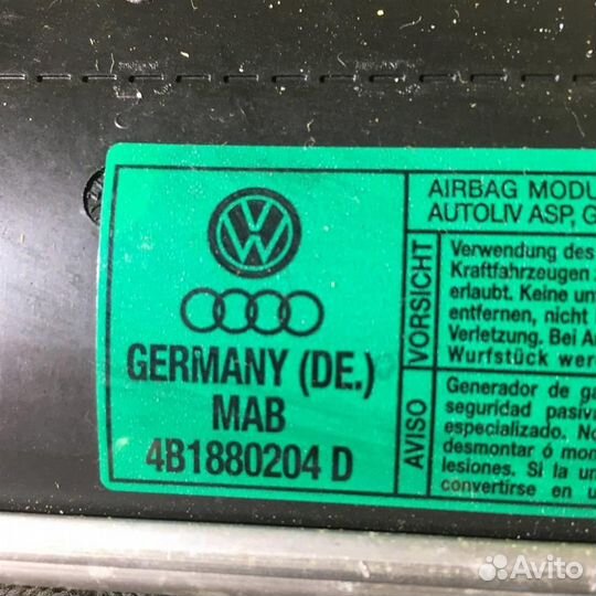 Подушка безопасности пассажирская Ауди А6 С5