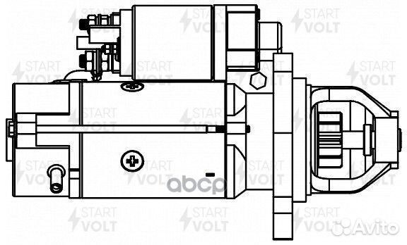 Стартер для а/м маз/урал с дв