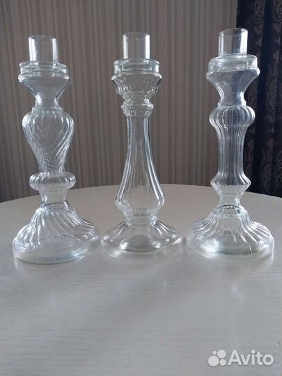 Подсвечник стекло