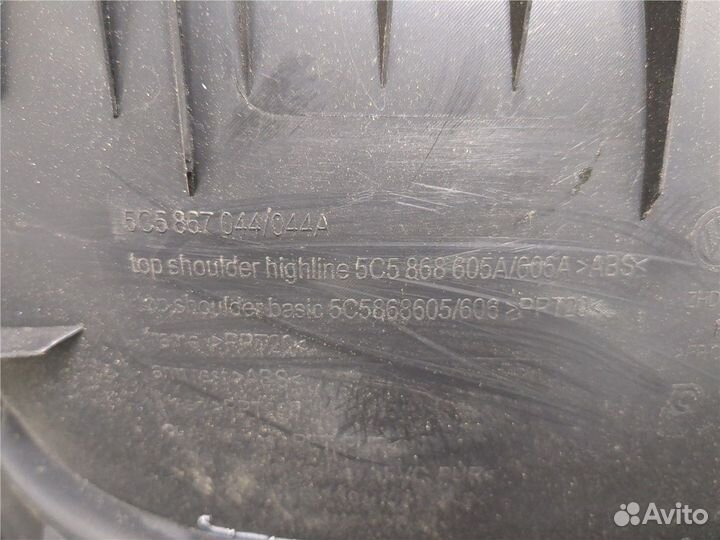 Дверная карта Volkswagen Beetle, 2012