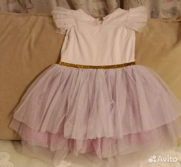 Пальто для девочки утепленное Zara Manteco 104