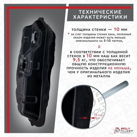 Топливный бак Hyundai Getz 2002-2010