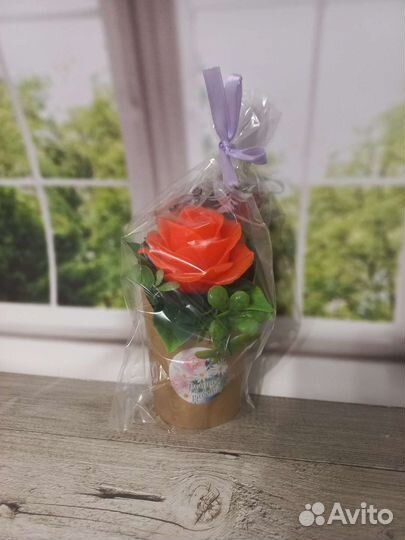 Букет цветов из мыла