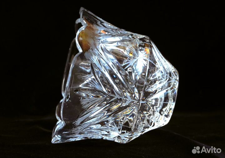 Хрусталь - ваза - салатник СССР