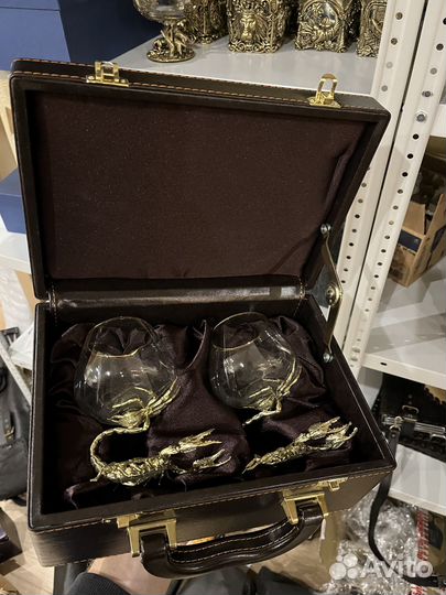 Подарок знак зодиака Скорпион бокал для коньяка