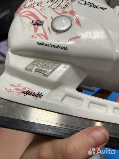 Коньки для девочки раздвижные 30 33