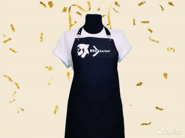 Фартуки для барберов с логотипом