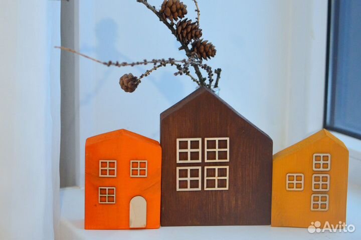 Интерьерные деревянные домики